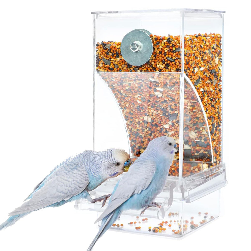 FONTSATTY bird feeder clear view highlights durable acrylic for easy monitoring.