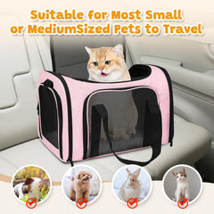 FOORLON Cat Carrier Soft durable waterproof polyester stands up to daily adventures.