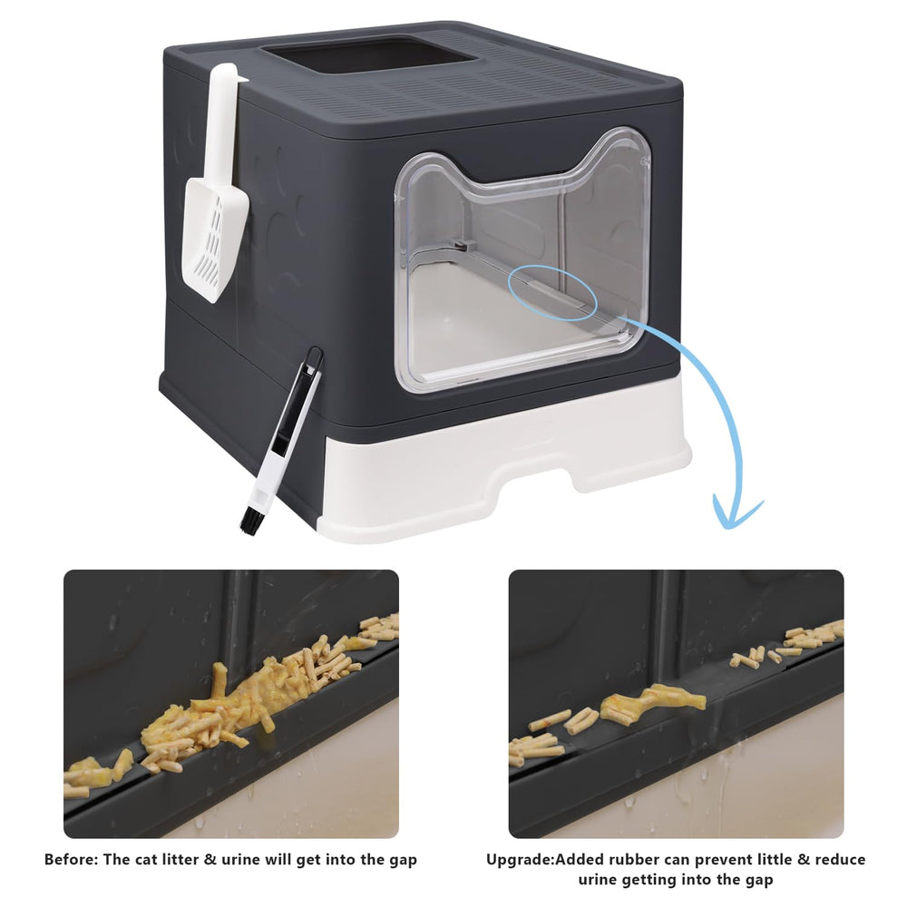 Fophop paw-friendly entry and splash protection design reduces scatter