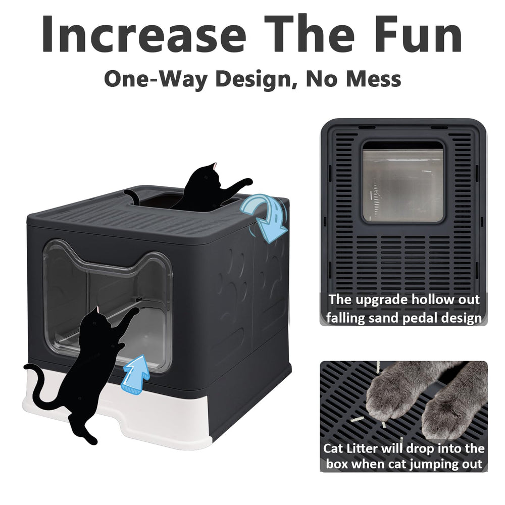 Fophop top-entry creates a calm space for big or shy cats