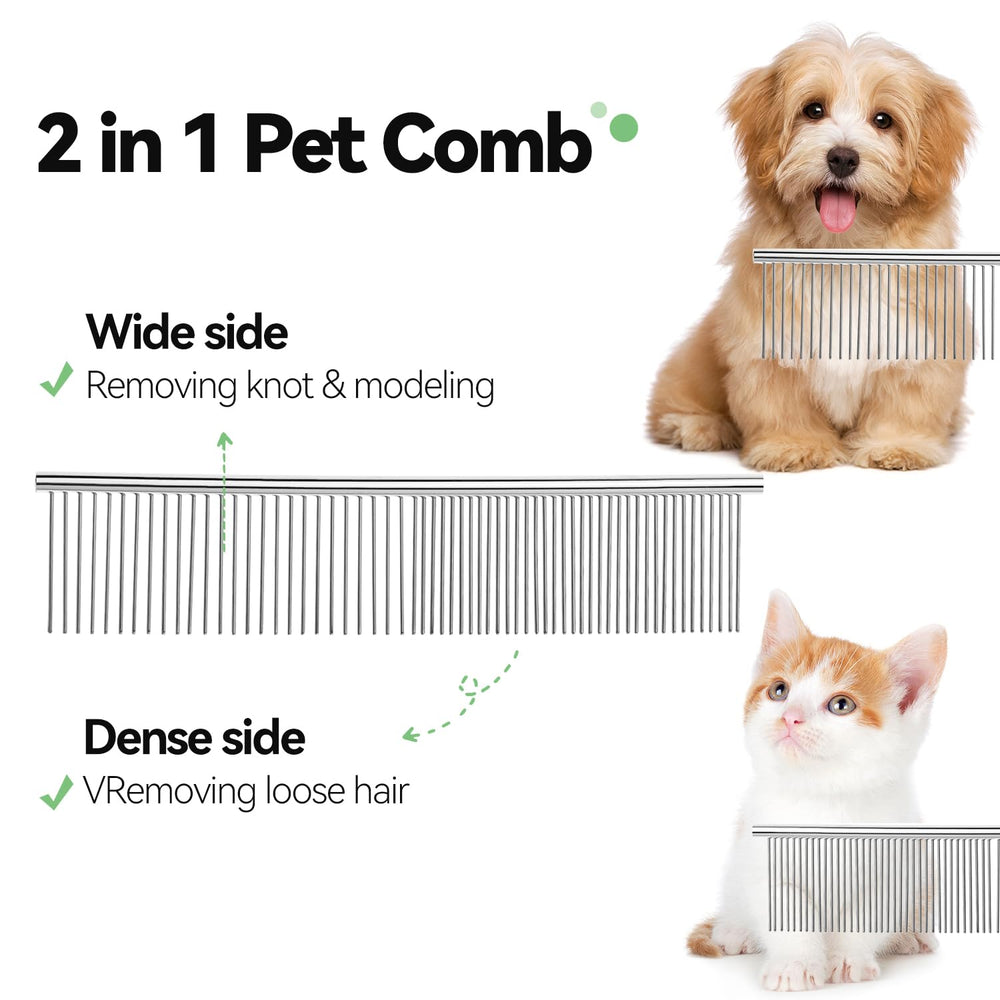 FOR-HI ergonomic handle on grooming tool reduces hand fatigue during sessions.