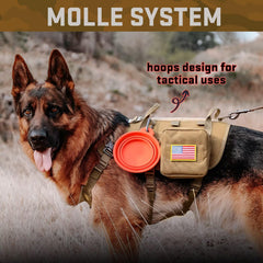 Forestpaw bungee leash with cotton padding absorbs pulls for jogs and busy streets.