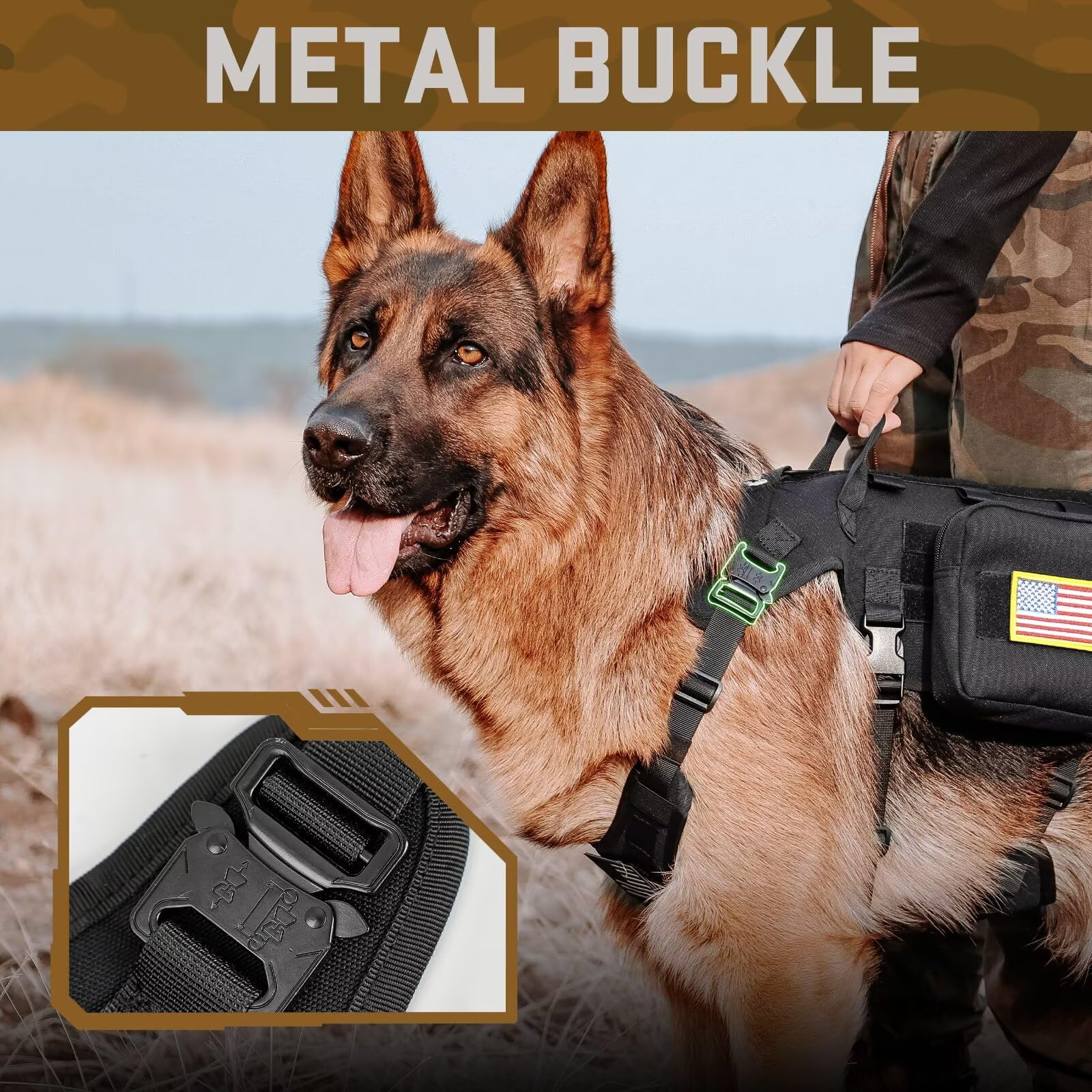 Forestpaw dog harness medium breathable mesh maintains comfort on long hikes