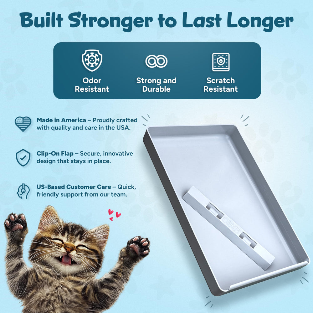 Forever Litter Tray compatible with Petsafe ScoopFree for crystal litter