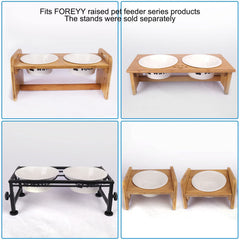 FOREYY ceramic bowls show dishwasher and microwave safety for easy cleanup
