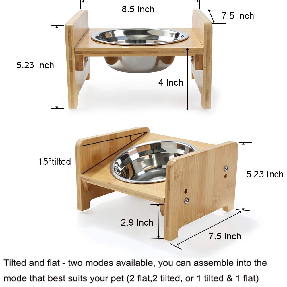 FOREYY tilted mode feeder highlights ergonomic access for easy reach during meals.