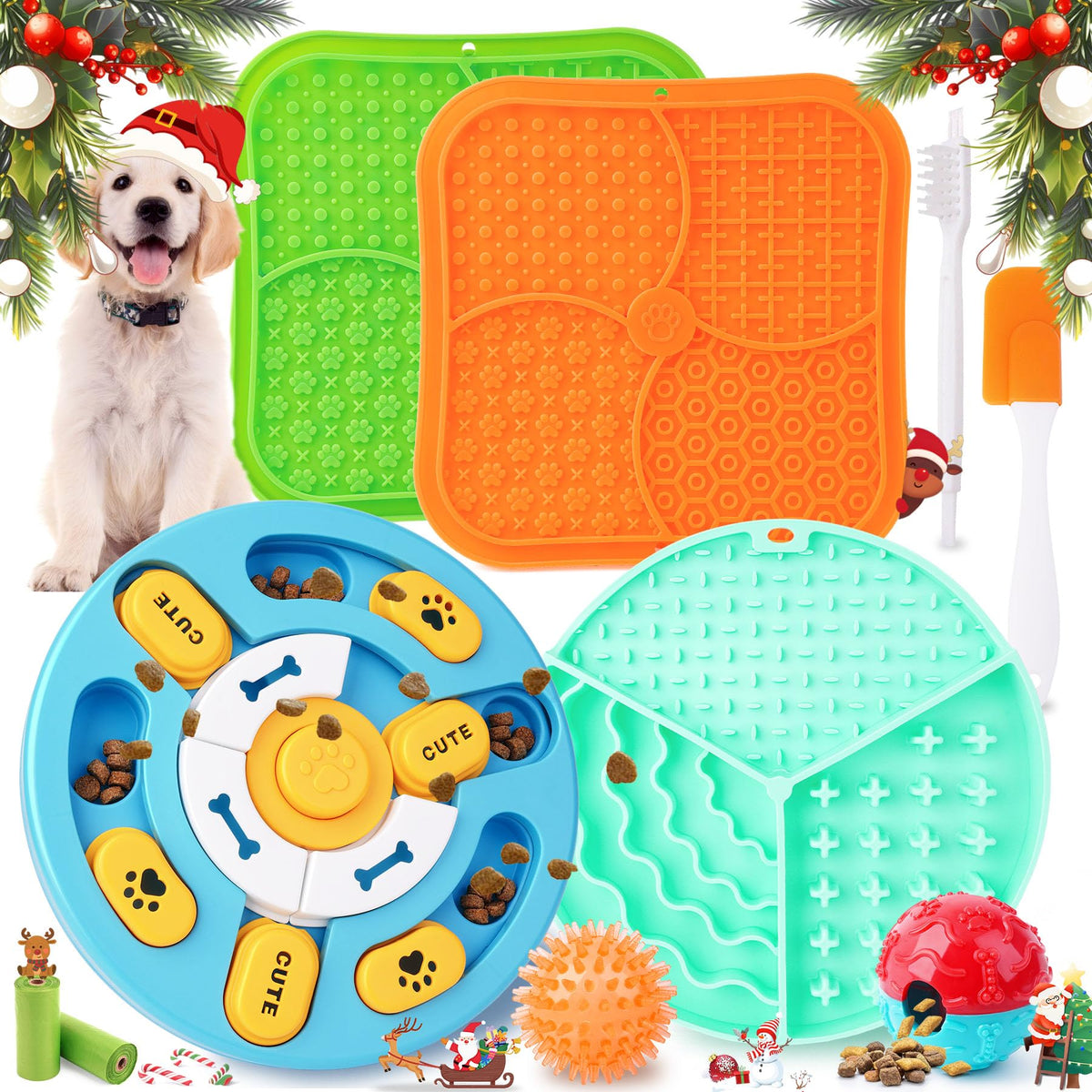 Forfon 10pack dog puzzle toys set offers lasting enrichment for curious dogs