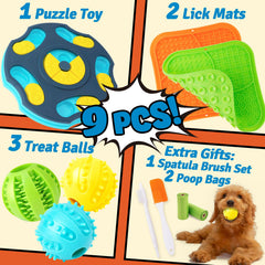 Forfon puzzle-toy engages small-to-medium dogs during playtime.