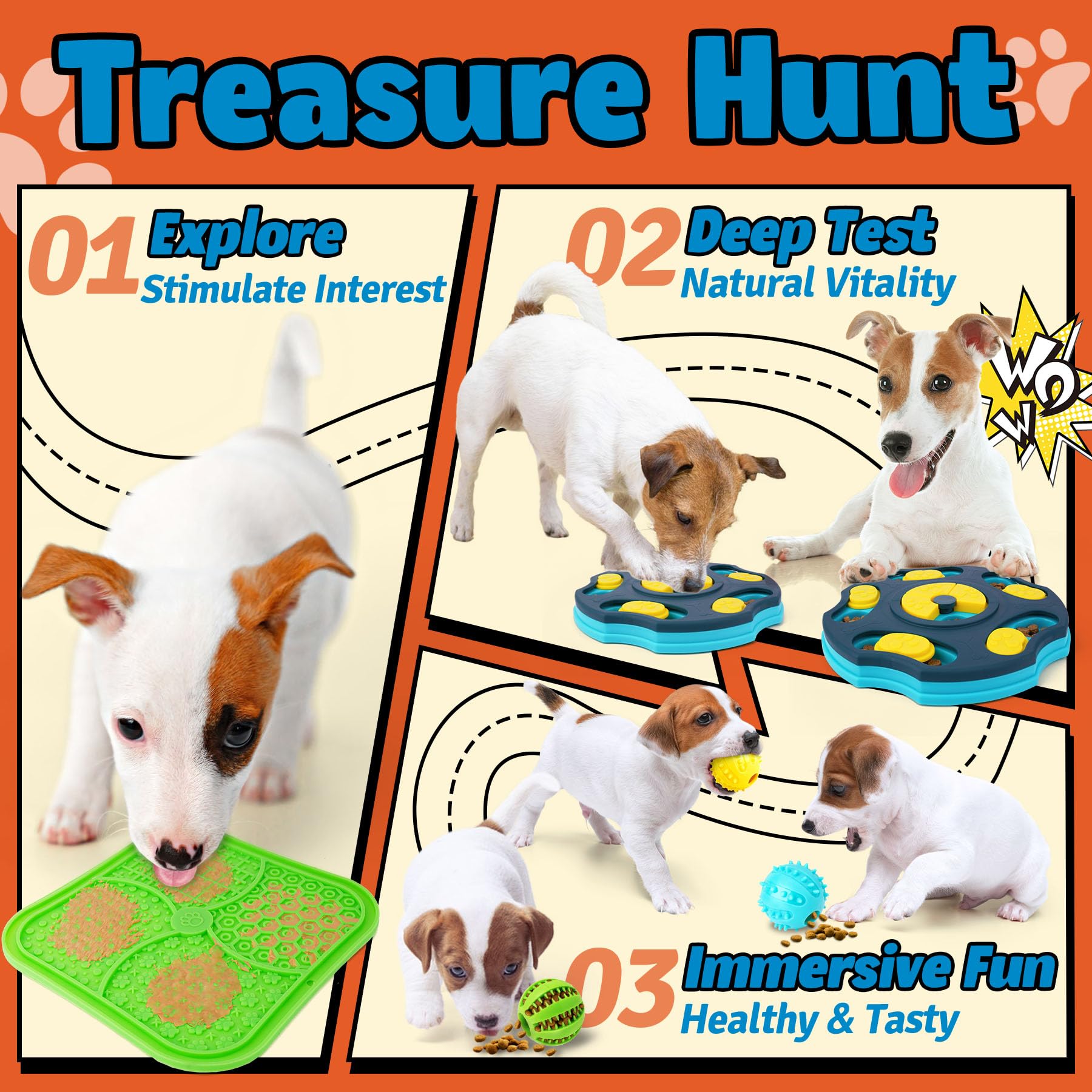 Forfon treat-balls encourage activity and interactive feeding.