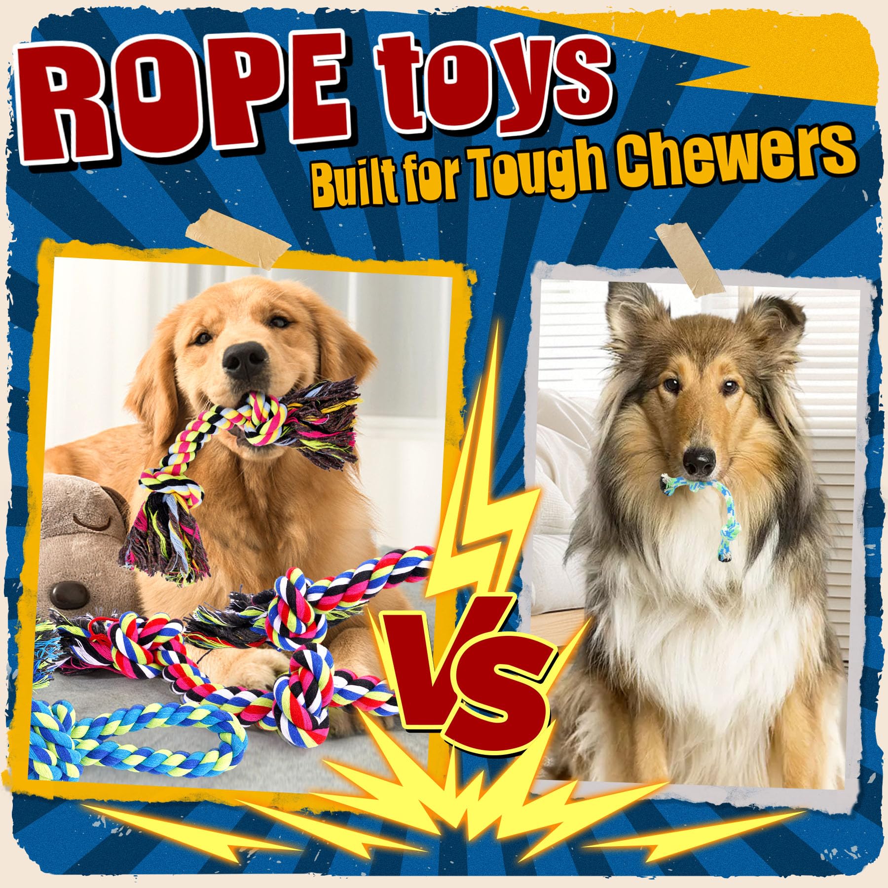 Forfon interactive rope toy promotes bonding through tug-of-war play