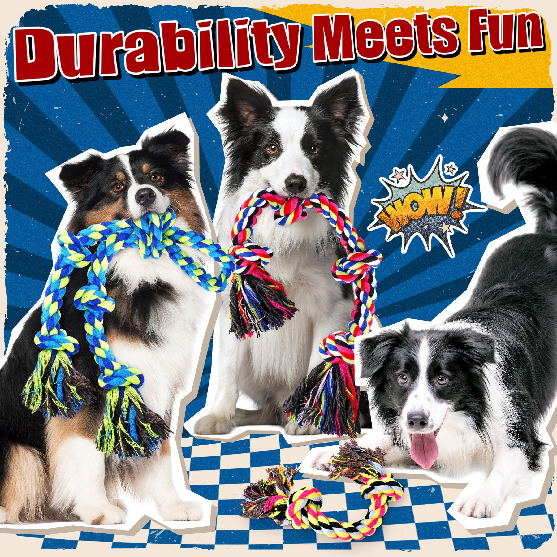Forfon large-dog chewer set offers long-lasting durability and safe play