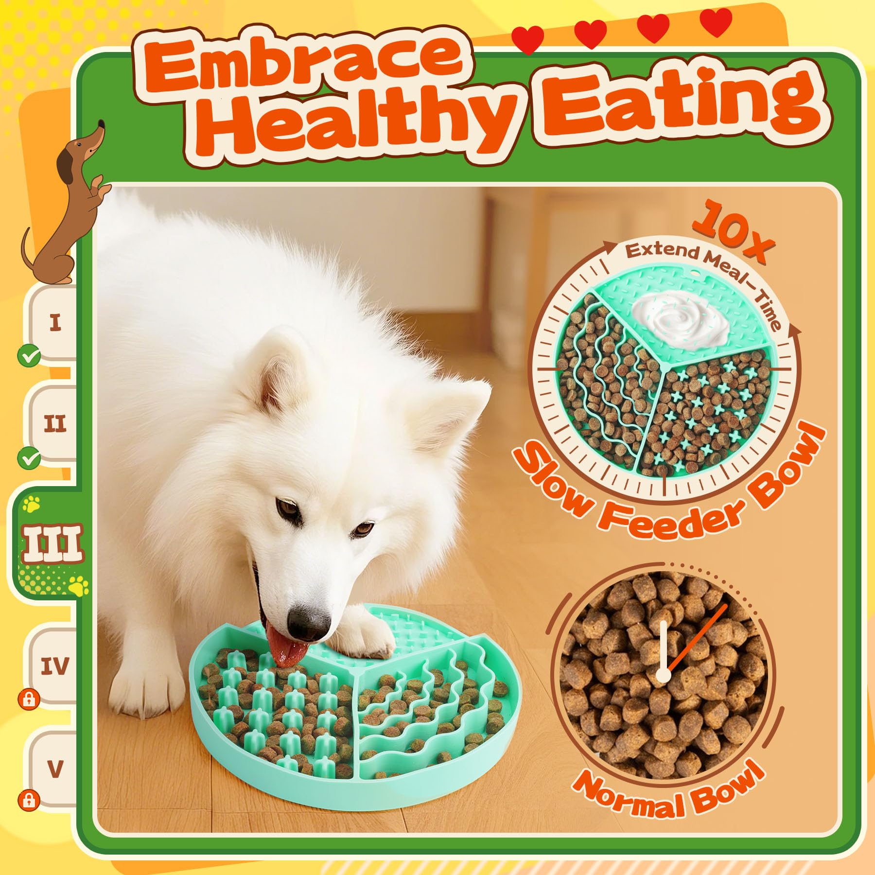 Forfon squeaky treat ball stimulates problem-solving and rewarding play
