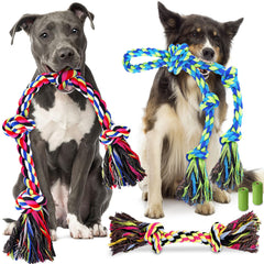 Forfon rope-toy set for aggressive chewers in action