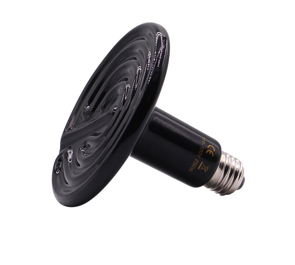 Forfuture-go 250W heat emitter closeup, ceramic surface delivering efficient heat.