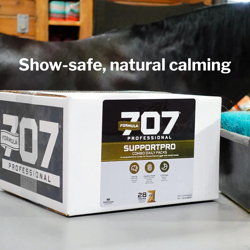 Formula 707 Support Pro calming blend ingredients supporting brain-gut balance.