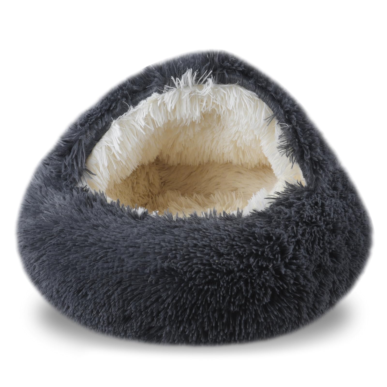 FORMYCATIE cat bed upgraded cover close-up highlighting secure nesting comfort