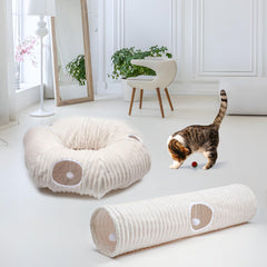 FORMYCATIE Cat Tunnel open curiosity encourages exploration and interactive play indoors.