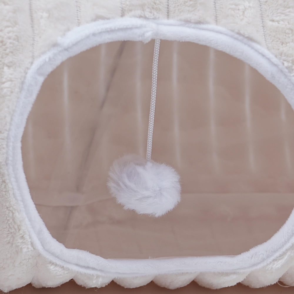 FORMYCATIE Indoor-use cat tunnel supports non-slip play and recovery in small spaces.