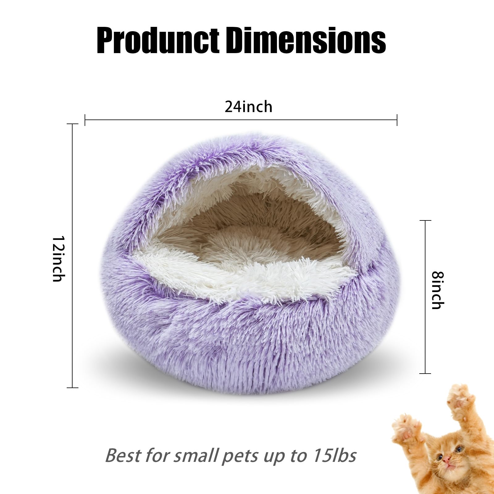 FORMYCATIE soft plush material detail highlights warm, fluffy interior.