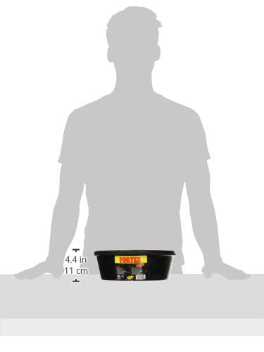 Fortex feeder pan with portion markings highlights easy oats measurement for balanced rations