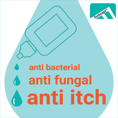 Forticept no-sting formula provides gentle care during ear treatment.
