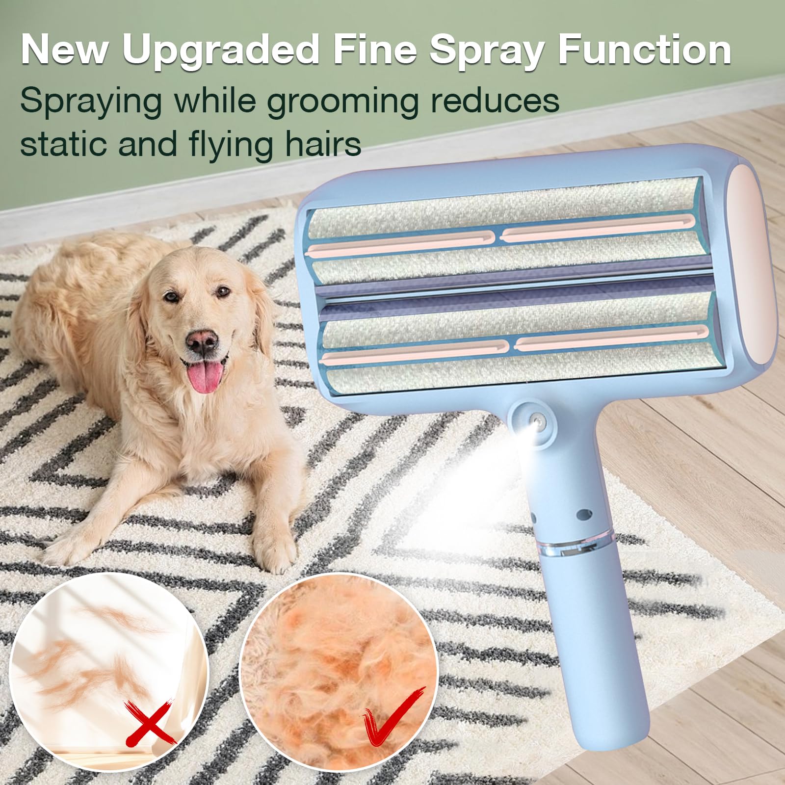 FortuneALL Pet Hair Remover shows eco-friendly, reusable design
