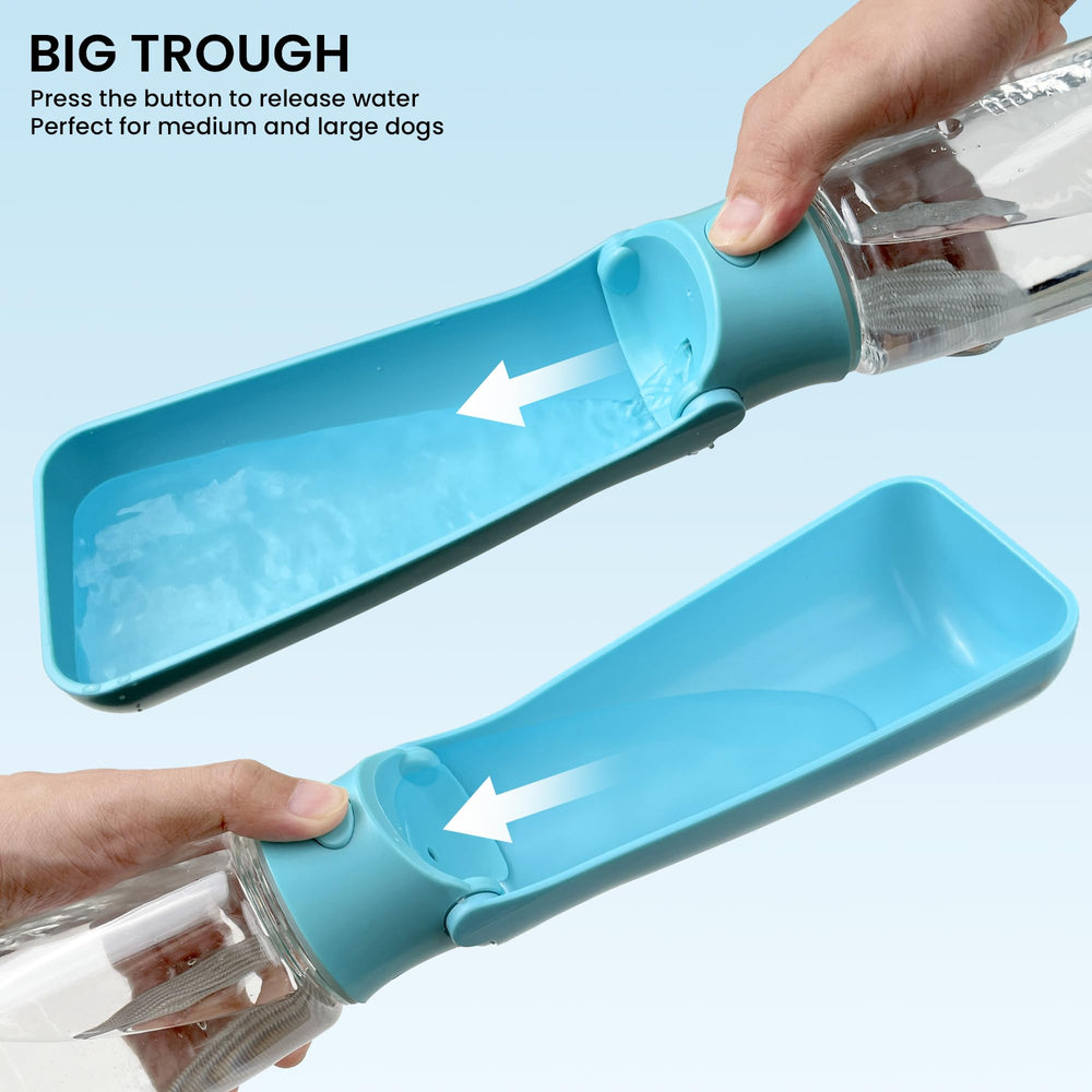 FORWH collapsible sink on bottle allows quick hydration mid-walk.