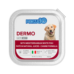 Forza10 dog food ingredients with pomegranate and papaya for wholesome skin support.