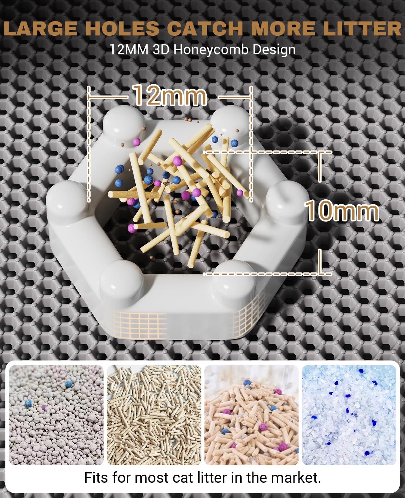 Fostanfly easy clean feature lets you shake litter back into box