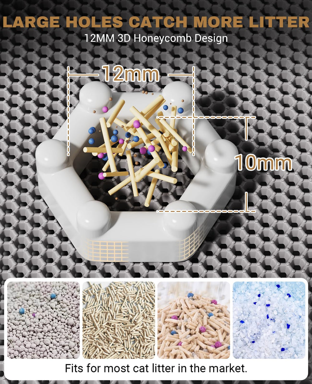 Fostanfly easy clean feature lets you shake litter back into box