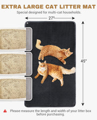 Fostanfly honeycomb detail close-up shows efficient litter trapping near paws