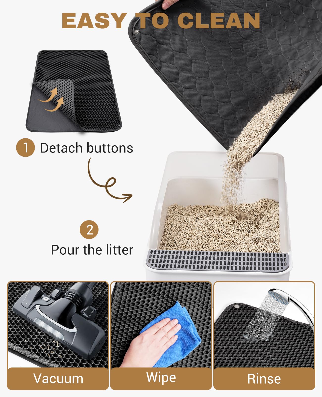 Fostanfly machine-washable layers simplify cleaning and reuse