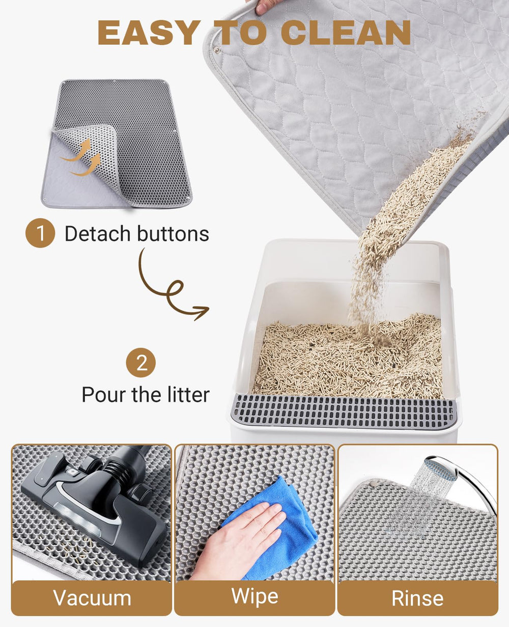 Fostanfly mat in a multi cat home with two litter boxes