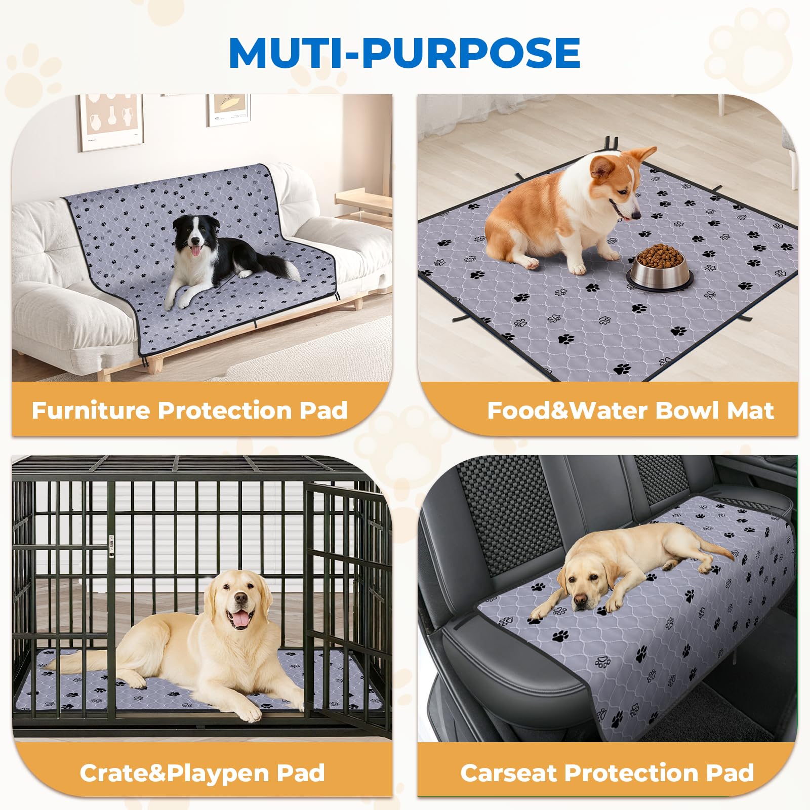 Fostanfly crate-training blanket doubles as a cozy mat for dogs and cats.