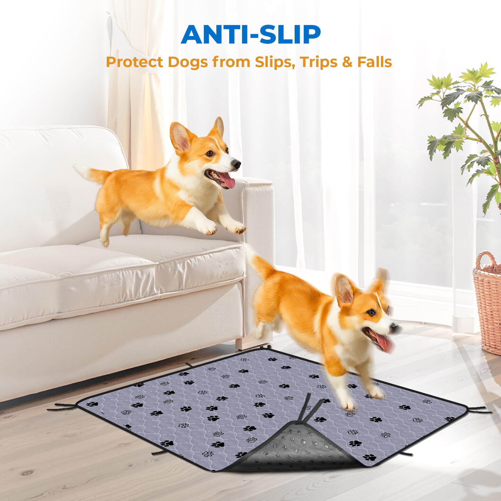 Fostanfly multi-purpose pad is travel-ready for cars, crates, or sofas.