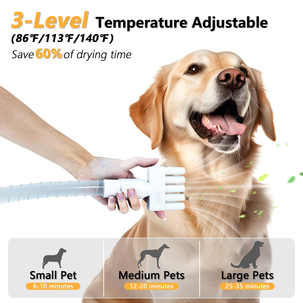 FOTING low-noise operation keeps pets calm during grooming.