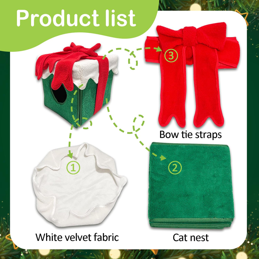 Fotneon Christmas Cat House ideal gift for pet lovers during the festive season.