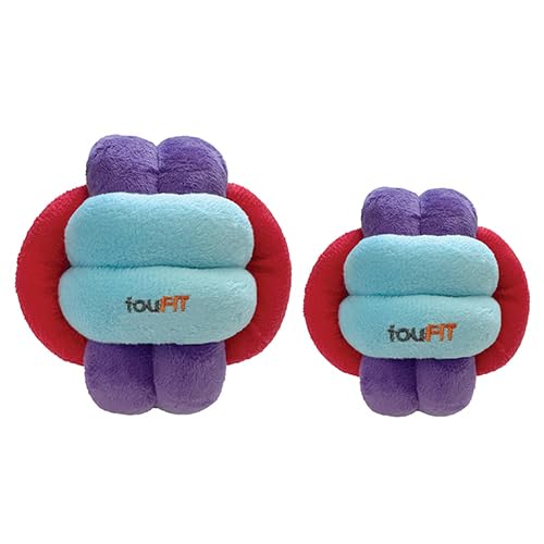 FOUFIT snuffle-ball small size with knotted loops for gentle chewing