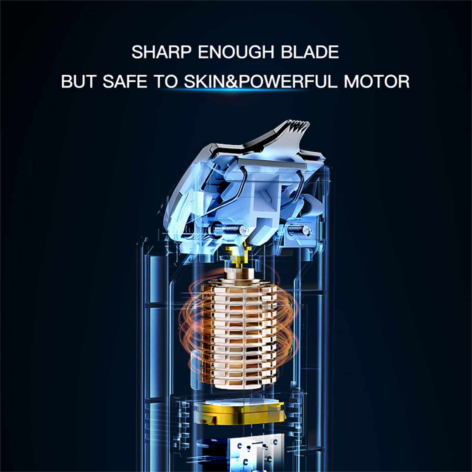Founouly two-in-one ceramic blade for safe trims.