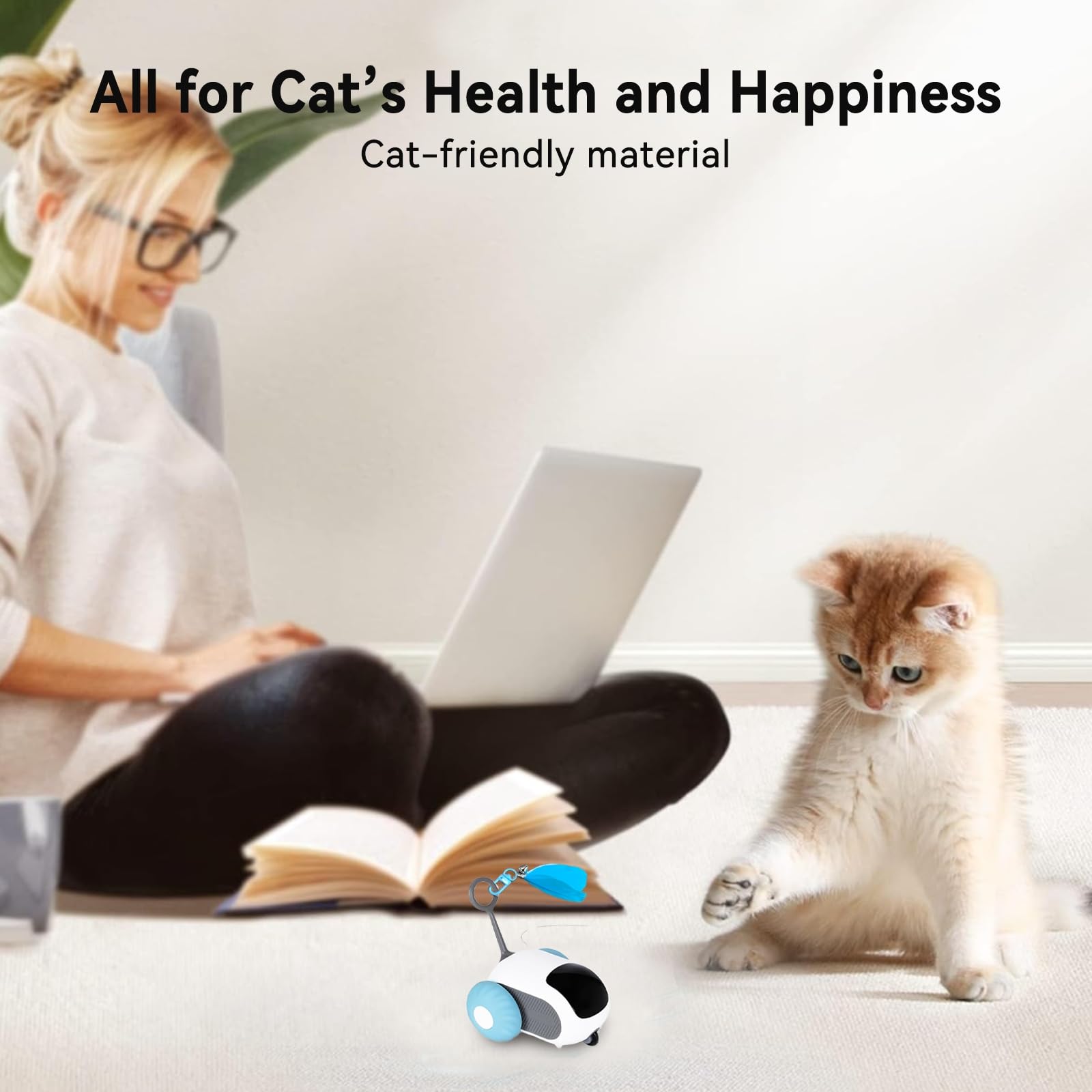 Four Angels Turbo Tail 5.0 gift-ready packaging appeals to cat lovers.