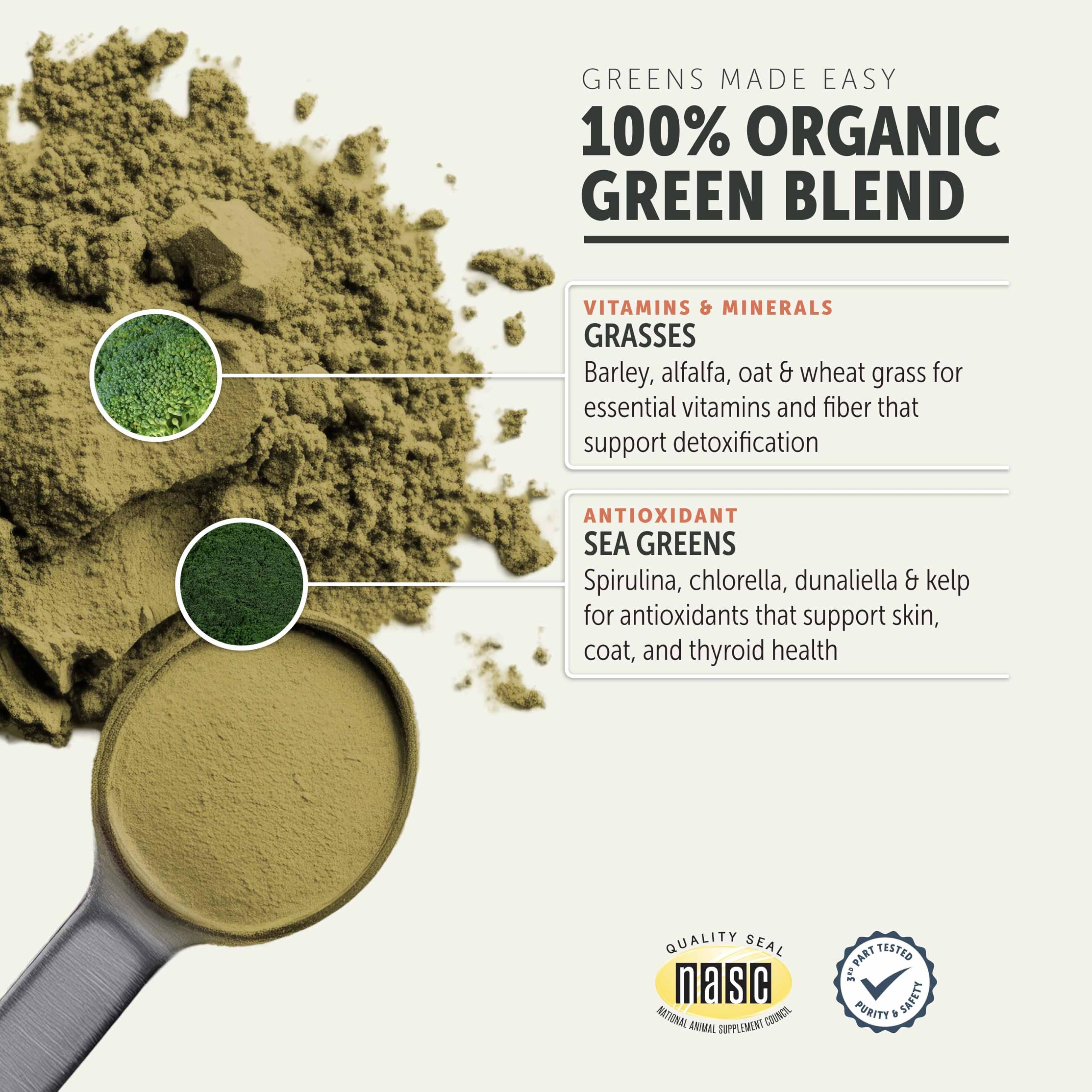 Green Rover includes organic broccoli sprouts as a natural nutrient source.