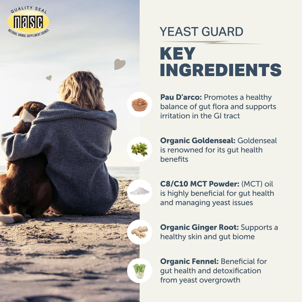 Dog ears feature Yeast Guard for healthy ear care and comfort