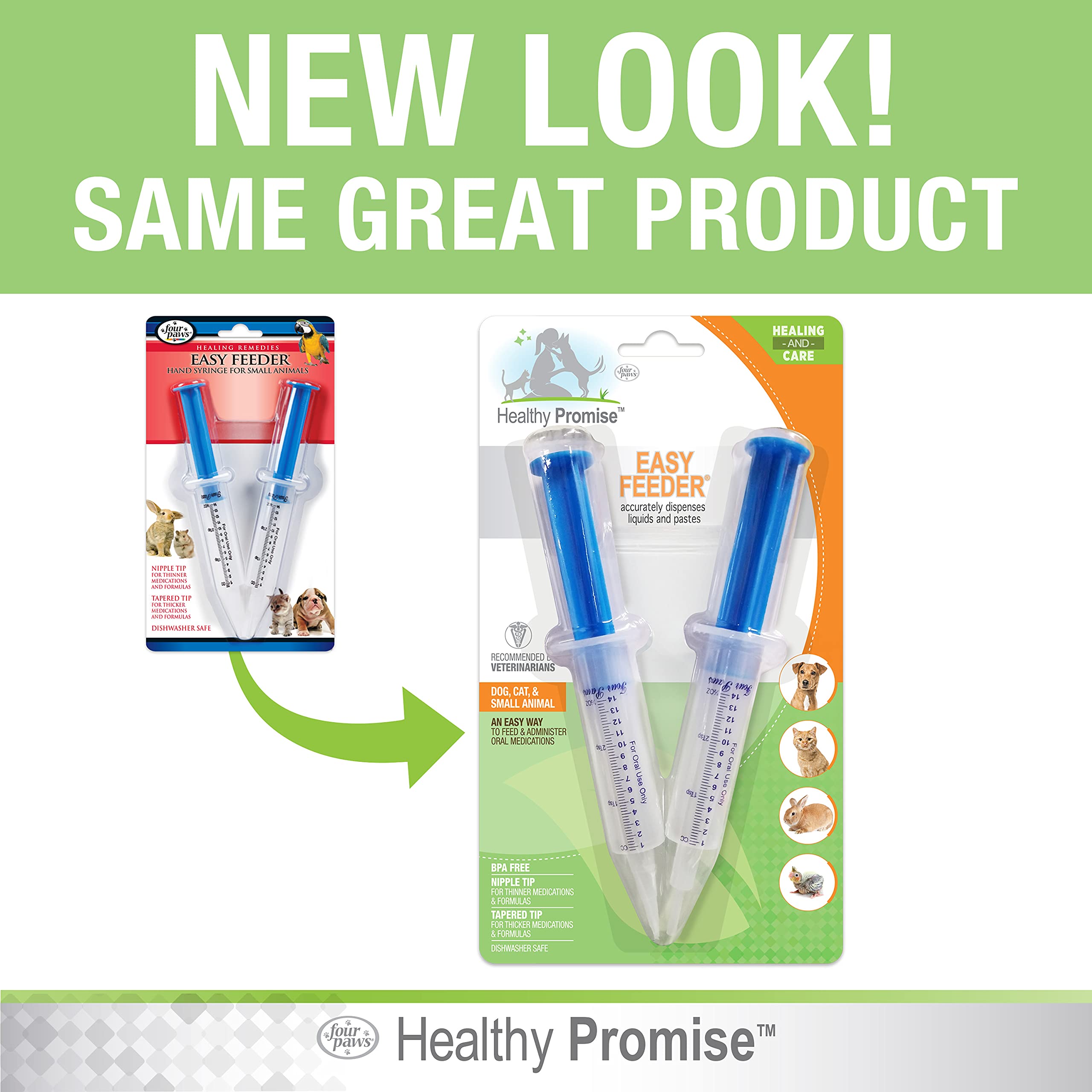 Four Paws BPA-free syringe keeps pets safe during at-home care