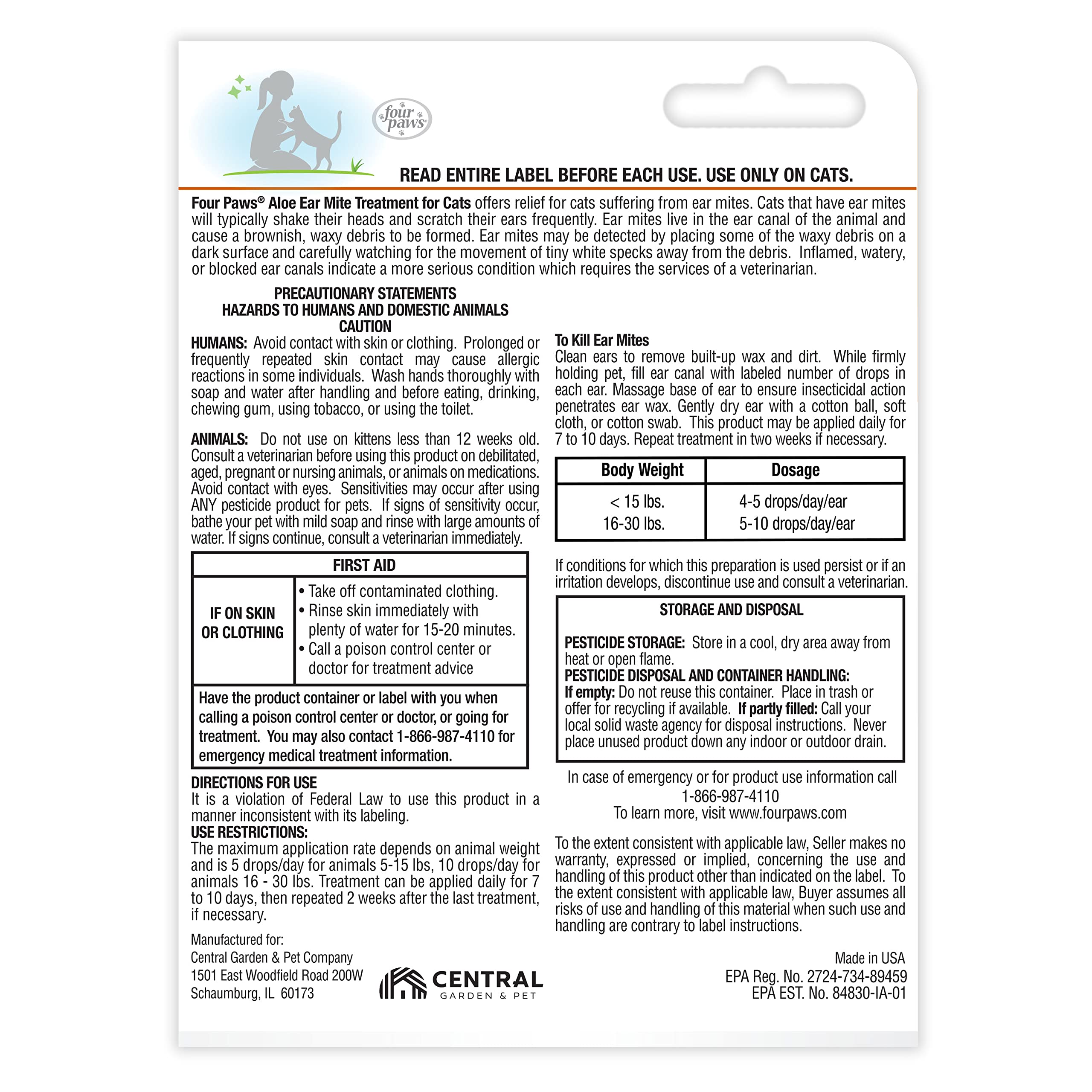 Four Paws Healthy Promise USA manufacturing badge underscores domestic production