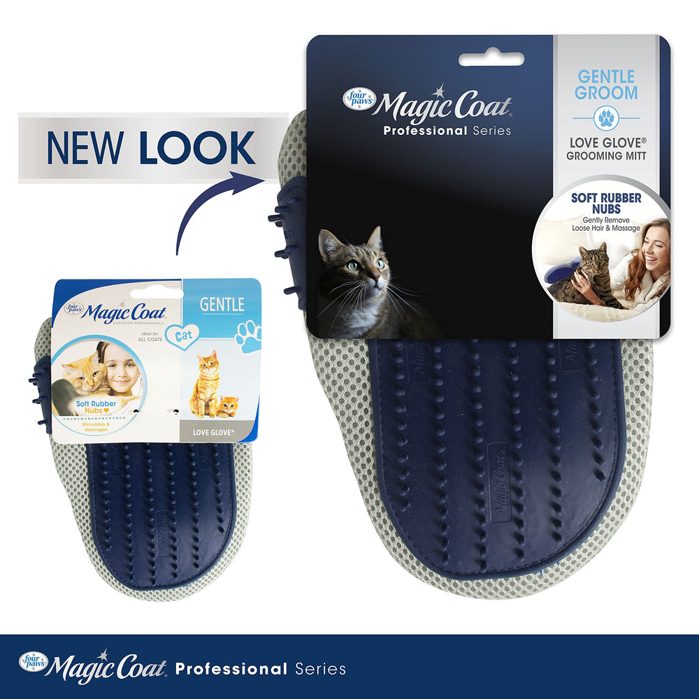 Four Paws Love Glove adjustable strap detail for comfortable fit on all hands.