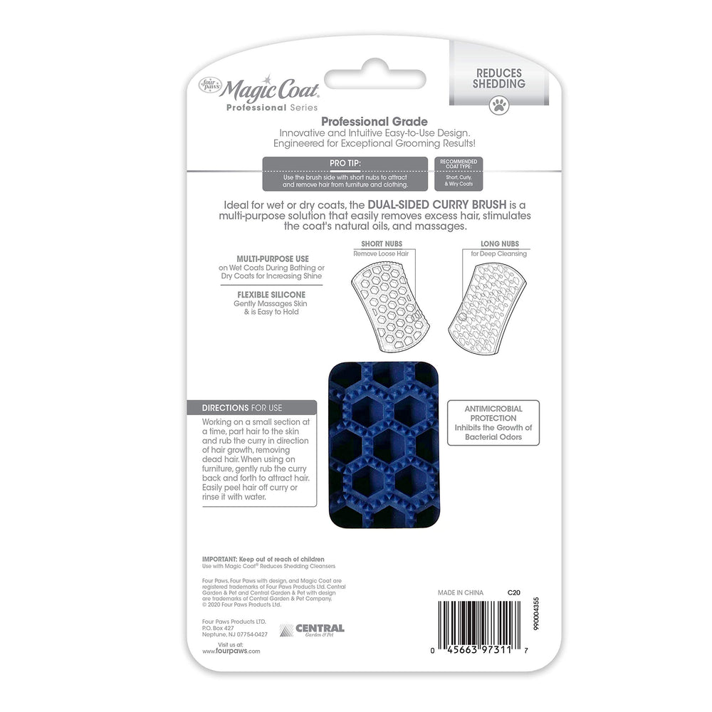 Four Paws Magic Coat easy-clean design simplifies post-grooming cleanup