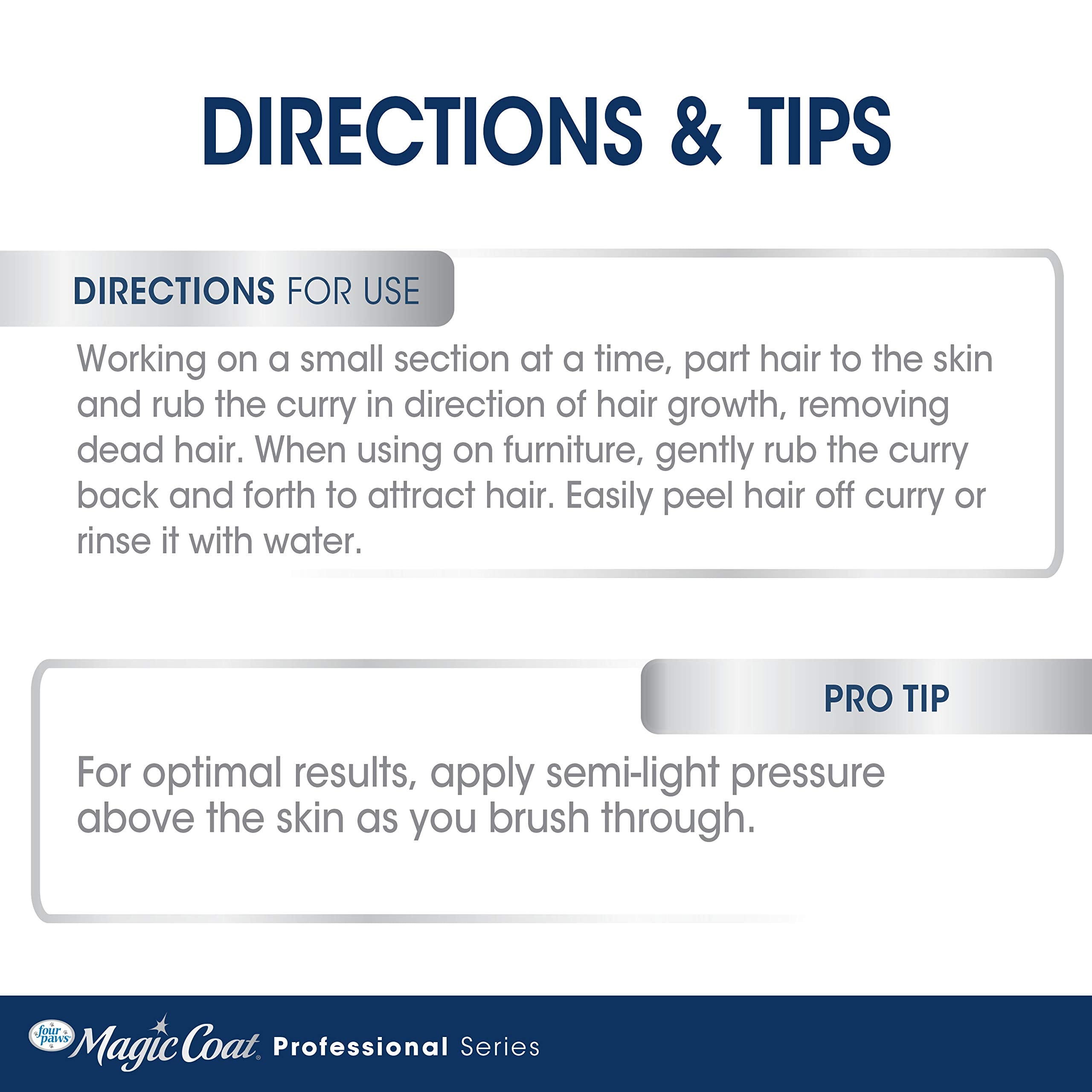 Four Paws Magic Coat short nub side for hair removal and furniture pickup