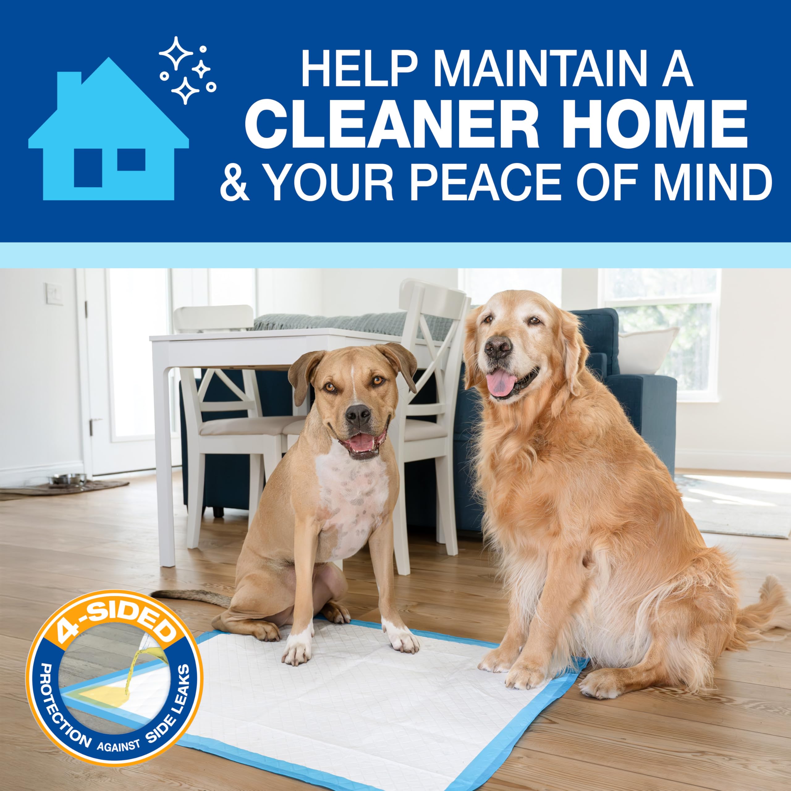 Four Paws Wee-Wee puppy-to-adult use case shown for long-term training.