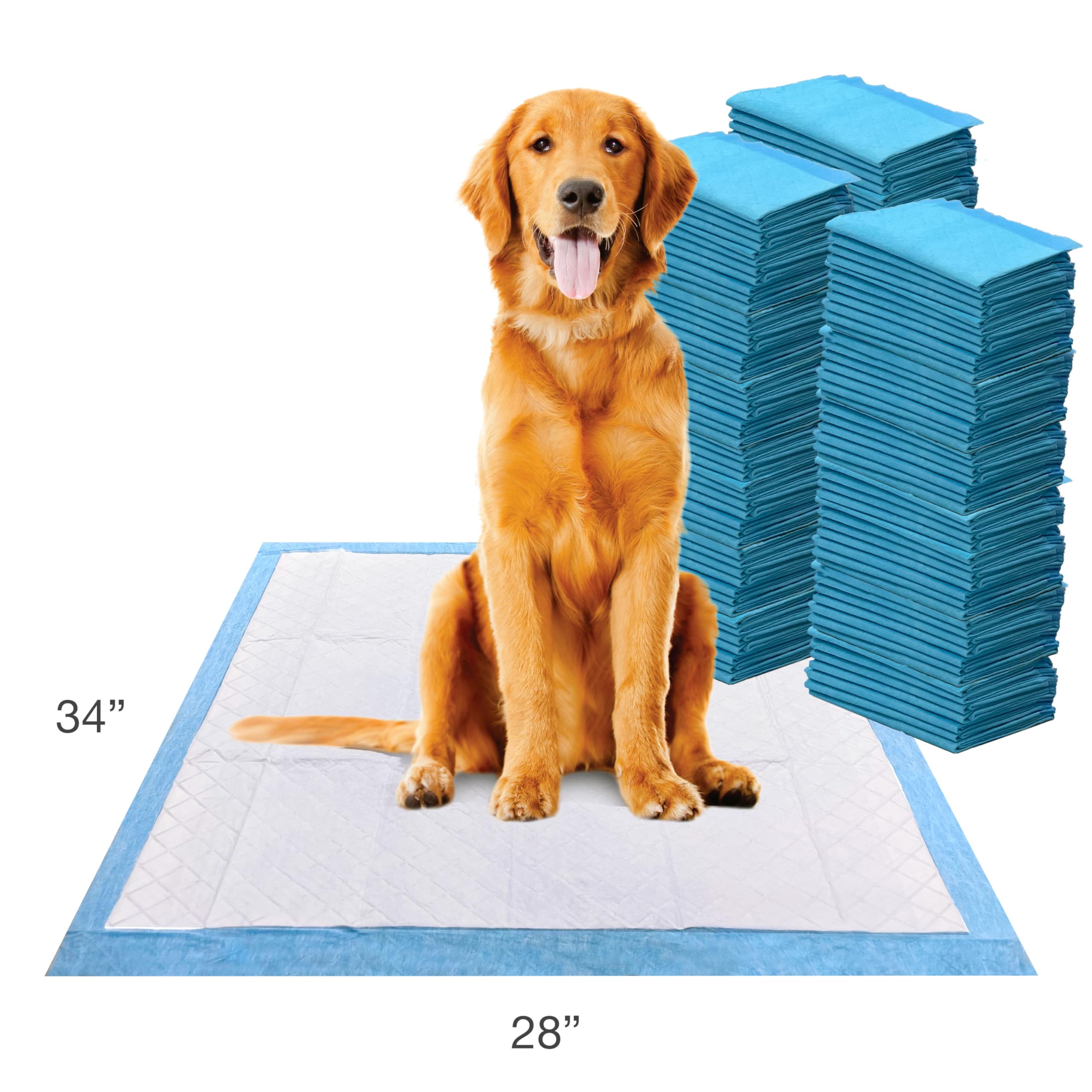 Four Paws Wee-Wee XL pad absorbent core traps liquid into gel for simple cleanup.