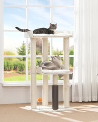 FourFurPets 437 cat tree removable pads simplify cleaning and quick refresh